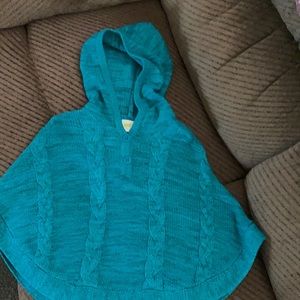 Poncho shawl for little girl